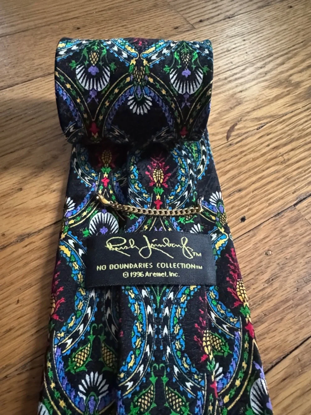 Gorgeous Rush Limbaugh Black Multicolor Paisley Tie